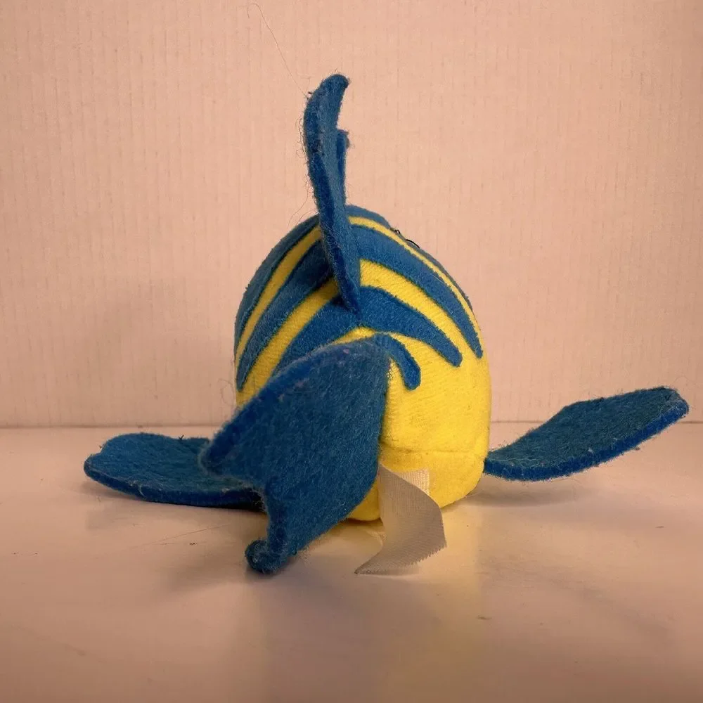 Vintage Disney Flounder‎ Plush Animal Applause Little Mermaid 5